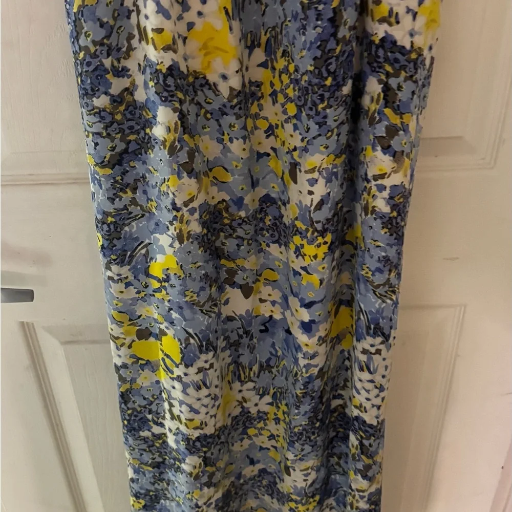 Banana Republic Floral Maxi Dress in Blue and Yellow - Picture 9 of 10
